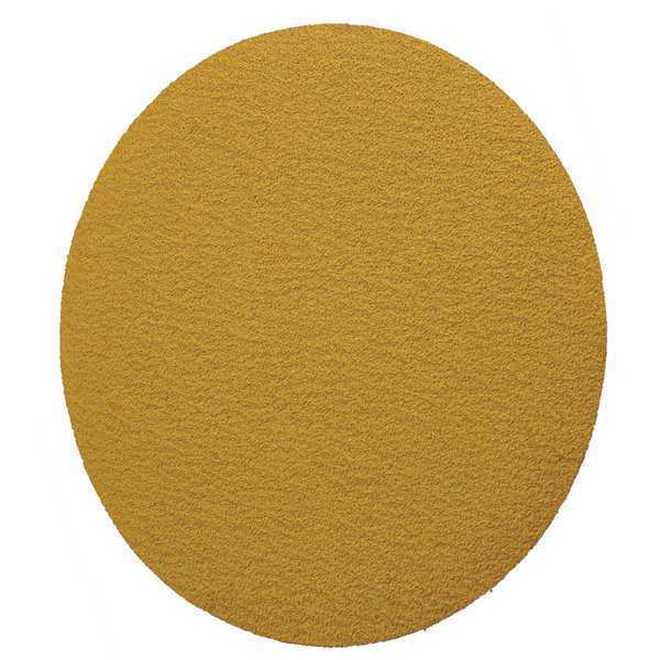 Film Disc, Gold, 120 Grit, 3 in. Dia, PK50