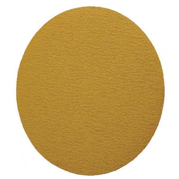 Film Disc, Gold, 320 Grit, 3 in. Dia, PK50