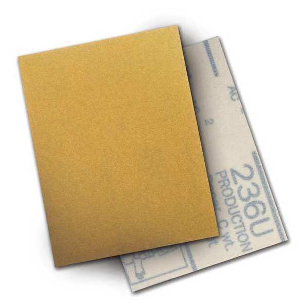 Hookit Paper Sheet 236U, 3inx4in P320 C-w