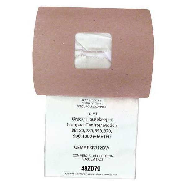 Vacuum Bag, 2-ply, Paper Bag