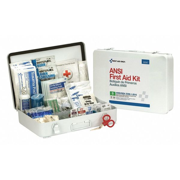 Bulk First Aid kit, Metal, 50 Person