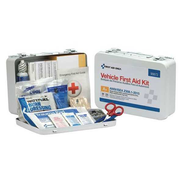 Bulk First Aid kit, Metal, 25 Person