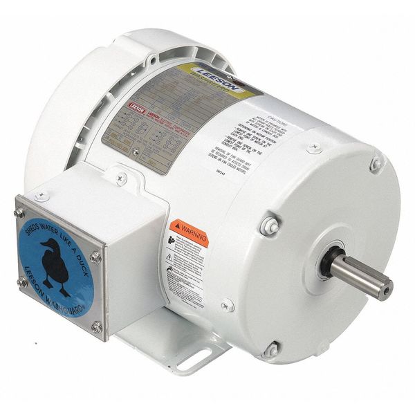 Washdown Motor, 3/4 HP, Rigid Base, CWSE