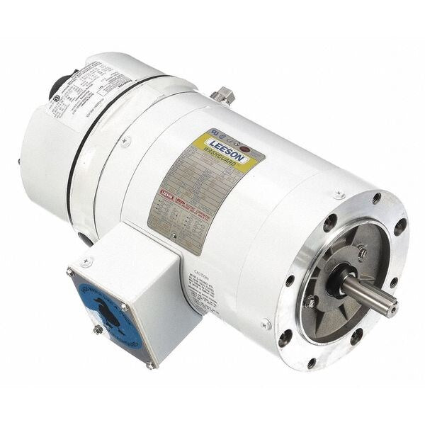 Washdown Brake Motor, 1/2 HP, 1725 RPM