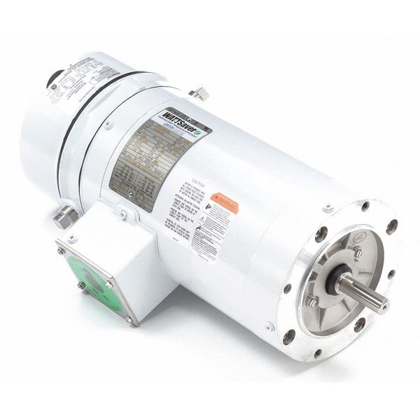 Washdown Brake Motor, 1 HP, 1725 RPM