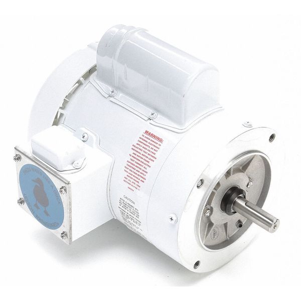 Washdown Motor, 3/4 HP, Face, 11-3/8 in. L