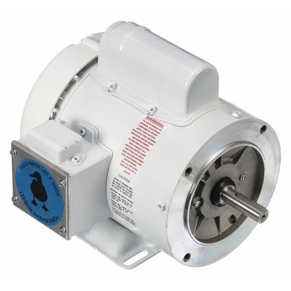 Washdown Motor, Face/Base, 10-7/8 in. L