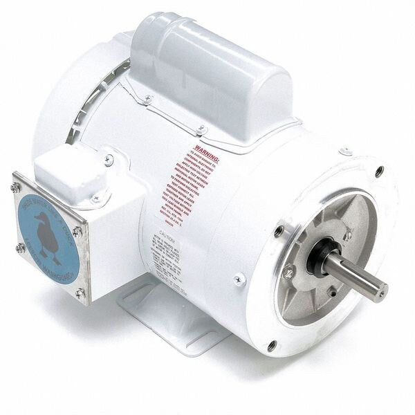 Washdown Motor, 1 HP, Face/Base, 11-7/8in.L
