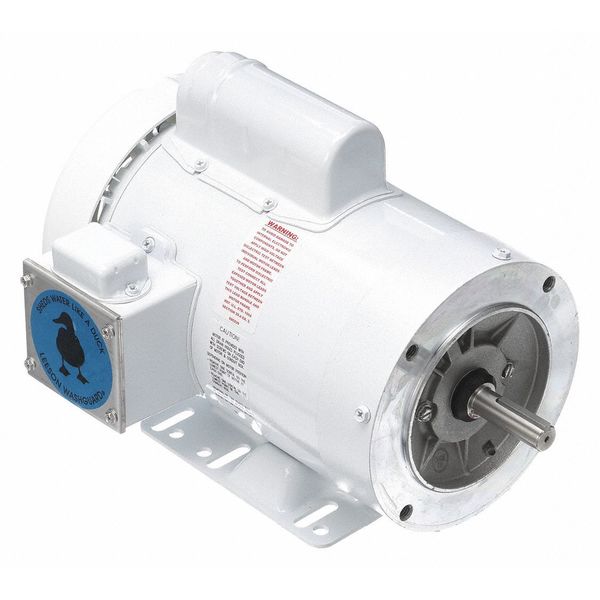 Washdown Motor, 2 HP, Face/Base, 13-3/8in.L