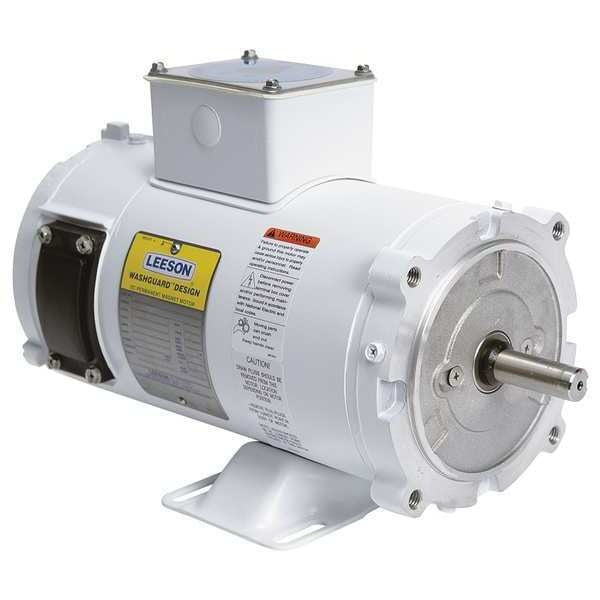Washdown Motor, 1/3 HP, 90VDC