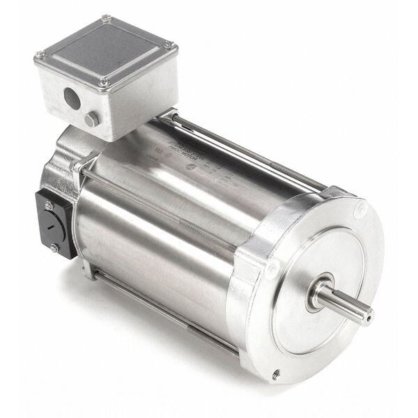 DC Washdown Motor, 3.8A, 12-13/16 in. L