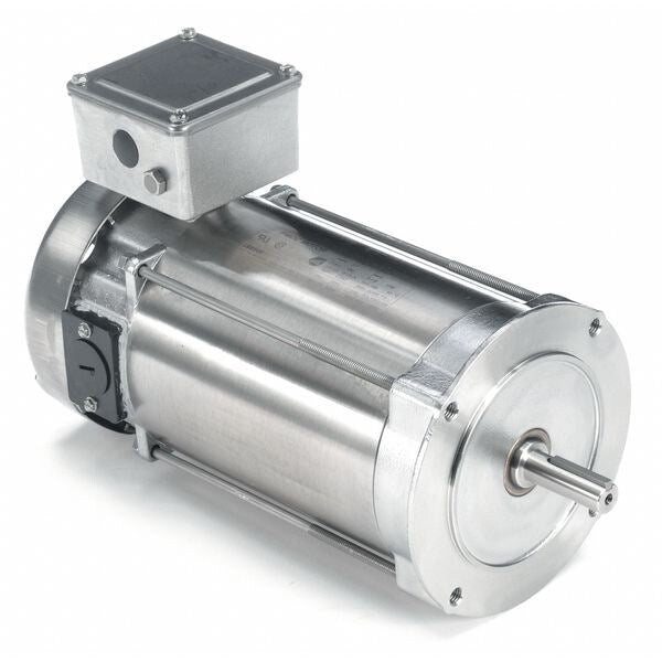 DC Washdown Motor, 1/2 HP, 13-7/8 in. L
