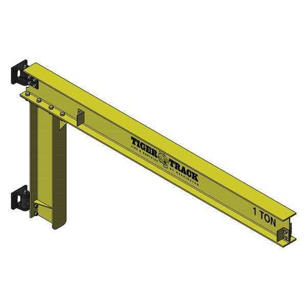 Jib Crane, Wall Mounted, 2,200 lb Capacity