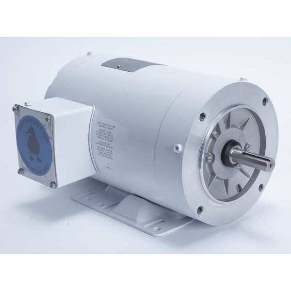 Washdown Motor, 1-1/2 HP, Face/Base, CWSE