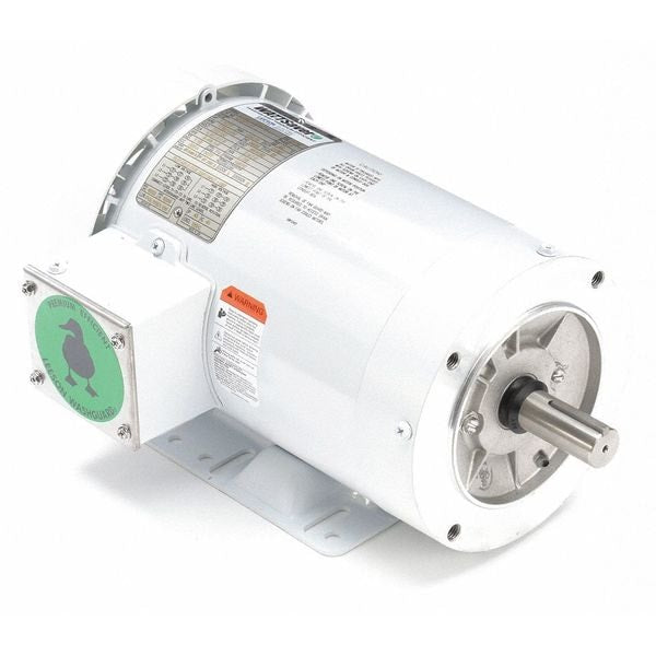 Washdown Motor, 1-1/2 HP, Face/Base, 145TC