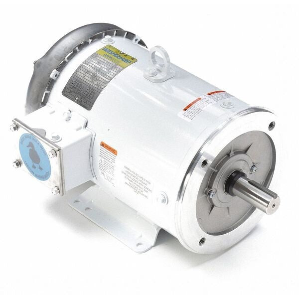 Washdown Motor, 7-1/2 HP, Face/Base, CWSE