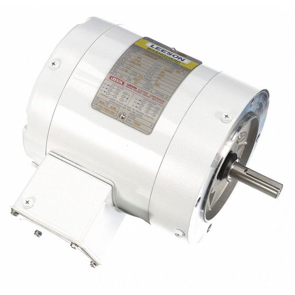 Washdown Motor, 1/4 HP, 56C Frame, 60 Hz