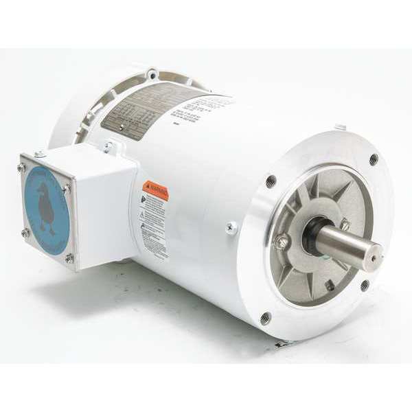 Washdown Motor, 3 HP, 2 in. Shaft L, 60 Hz