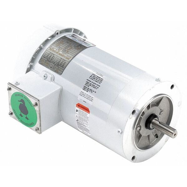 Washdown Motor, 2 HP, 1-15/16 in. Shaft L