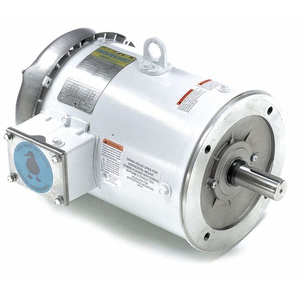 Washdown Motor, 5 HP, 184TC Frame, CWSE