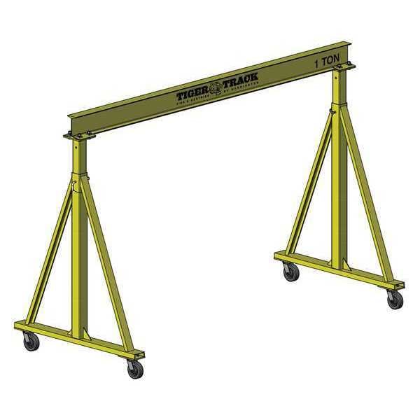 Portable Gantry Crane, 2000 lb., Adj. H
