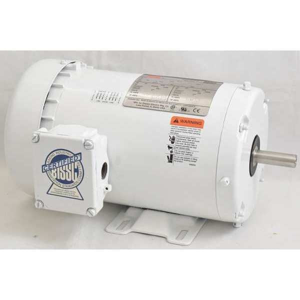 Washdown Motor, TEFC, 1 HP, 1725 rpm, 56