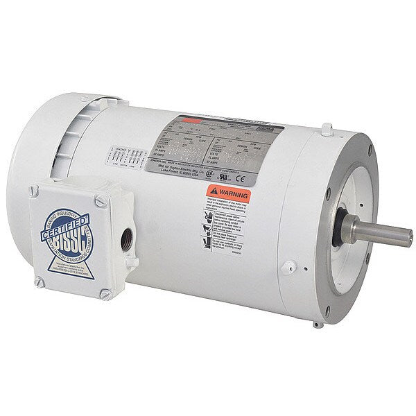 Washdown Motor, TEFC, 2 HP, 3450 rpm, 56C