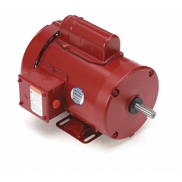 Farm Duty Motor, Capacitor-Start, 1 HP, 115/208-230V AC, 1,725 Nameplate RPM, 56 Frame