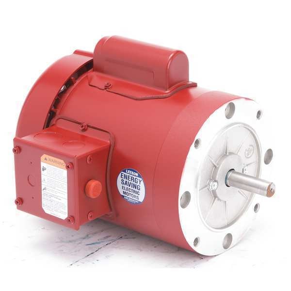 Farm Duty Motor, Capacitor-Start, 1/3 HP, 115/208-230V AC, 1,725 Nameplate RPM, 56C Frame