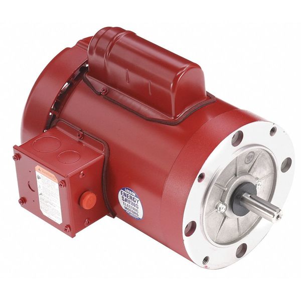 Farm Duty Motor, Capacitor-Start, 1 HP, 115/208-230V AC, 1,725 Nameplate RPM, 56C Frame