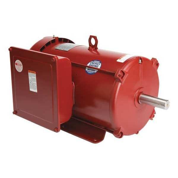 Washdown Motor, 3-Phase, 1 HP, 208-230/460V AC, 1,750 Nameplate RPM, 56HC Frame
