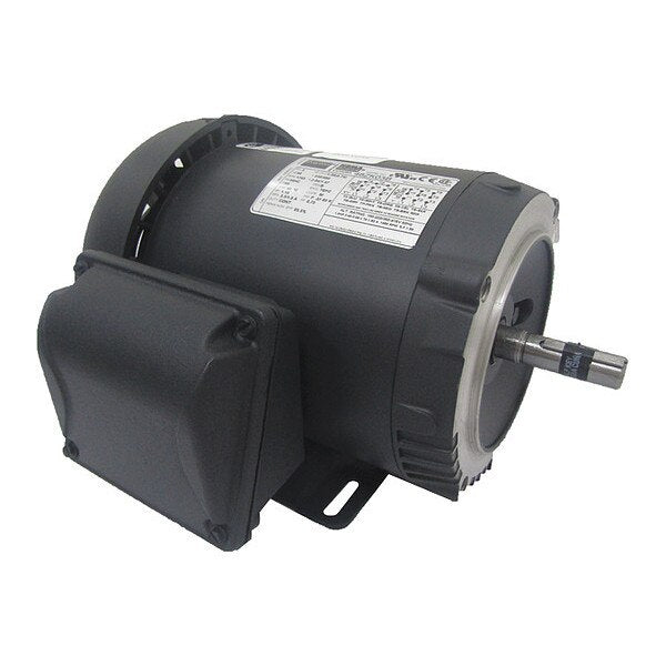 3-Phase General Purpose Motor, 1 HP, 56HC Frame, 230/460V AC Voltage, 1,765 Nameplate RPM