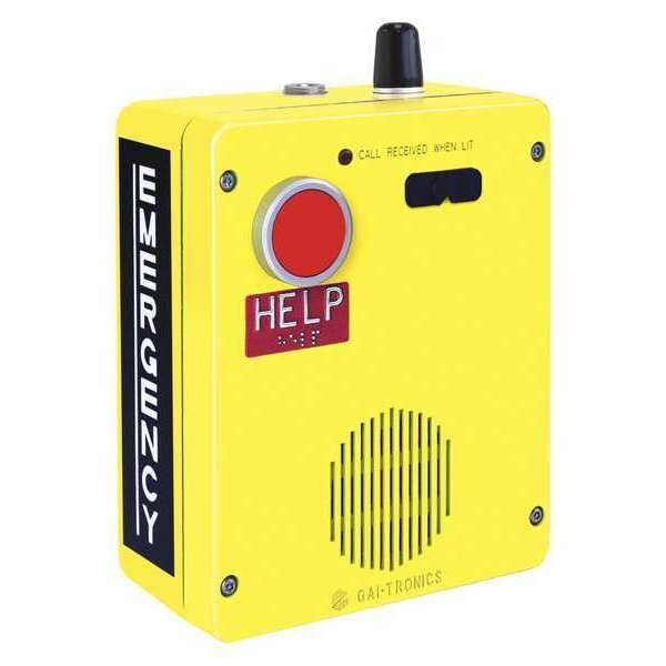 Emergency Telephone, Yellow, Aluminum
