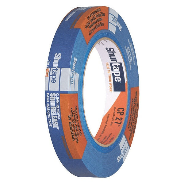 Masking Tape, 18mm W x 55m L, Blue