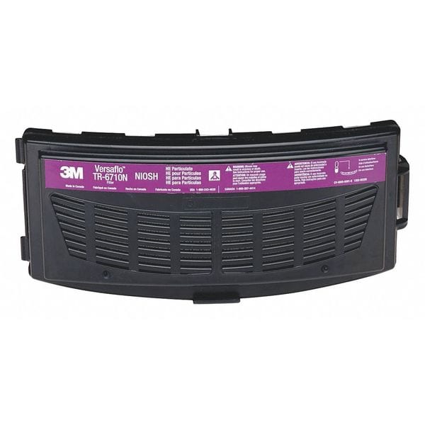 Filter, 3M Versaflo TR-600 Series, HEPA, Snap On/Off Connection, Magenta, 5 Pack
