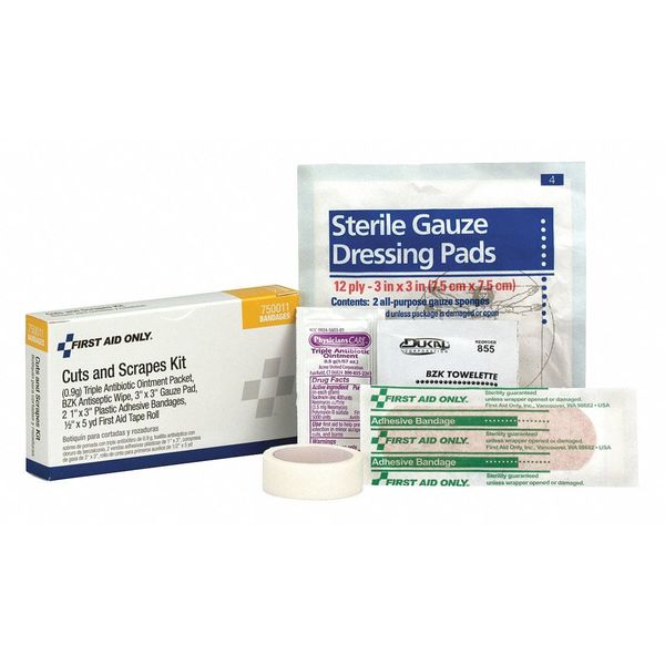 General Purpose First Aid Kit Refill, Paperboard, 1 Person