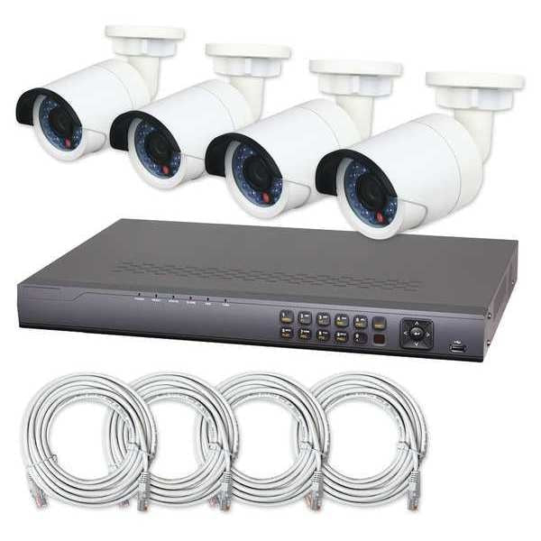 NVR Camera Kit, Bullet, 2688(H) x 1520(V)