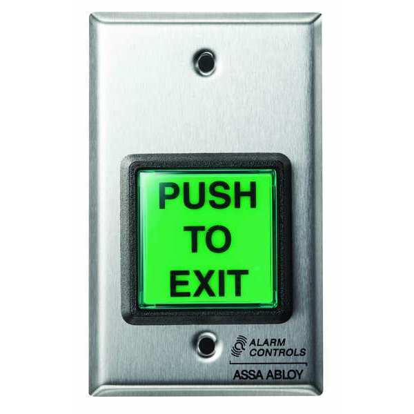 Push Button, 5 in. H, w/Face Plate