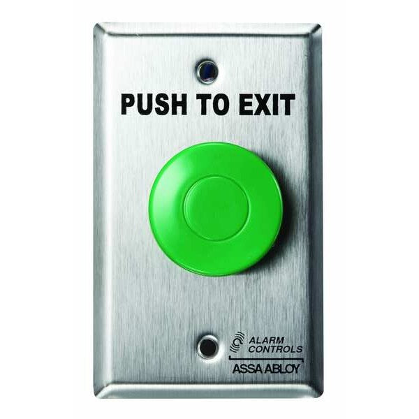 Push Button, 5 in. H, w/Pneumatic Switch
