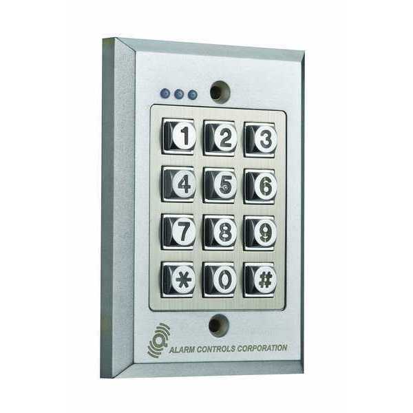 Access Control Keypad, 4-3/4in H x 2in D