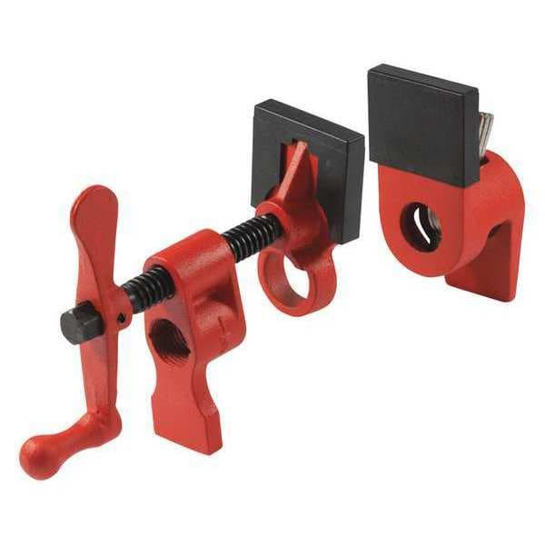 Bar Clamp Cast Iron Handle and 1 1/2 in Throat Depth