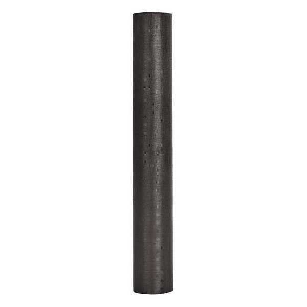 Door and Window Screen, Fiberglass, 48 in W, 100 ft L, 0.013 in Wire Dia, Charcoal