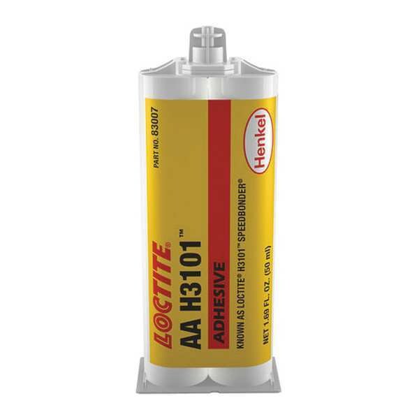 Epoxy Adhesive, H3101 Series, Tan, 1:01 Mix Ratio, Not Rated Functional Cure, Dual-Cartridge