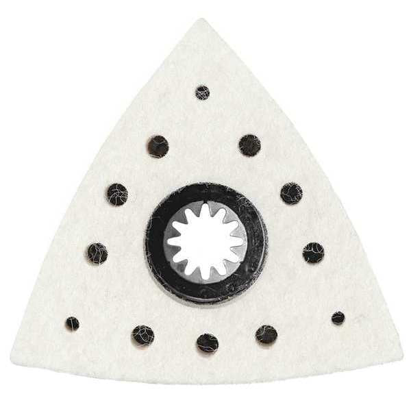 Oscillating Polishing Pads, 3-1/8In, PK2
