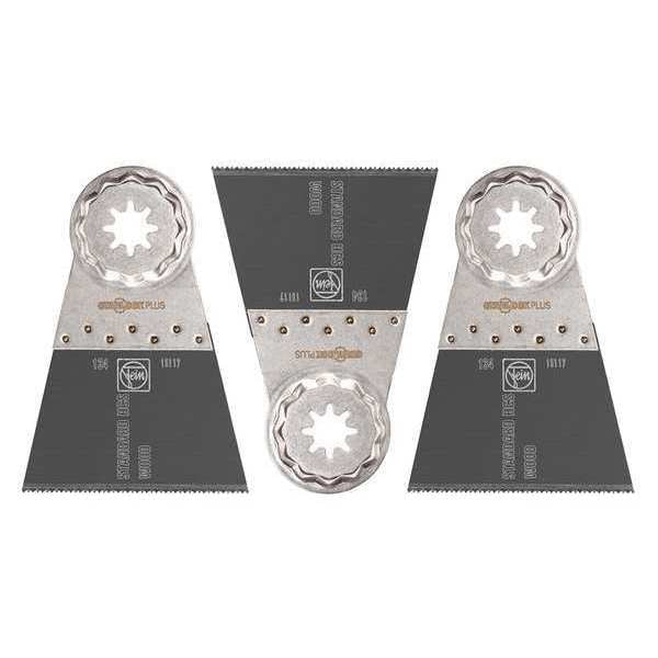 Saw Blades, Steel, 7-38/53 in. L, PK3