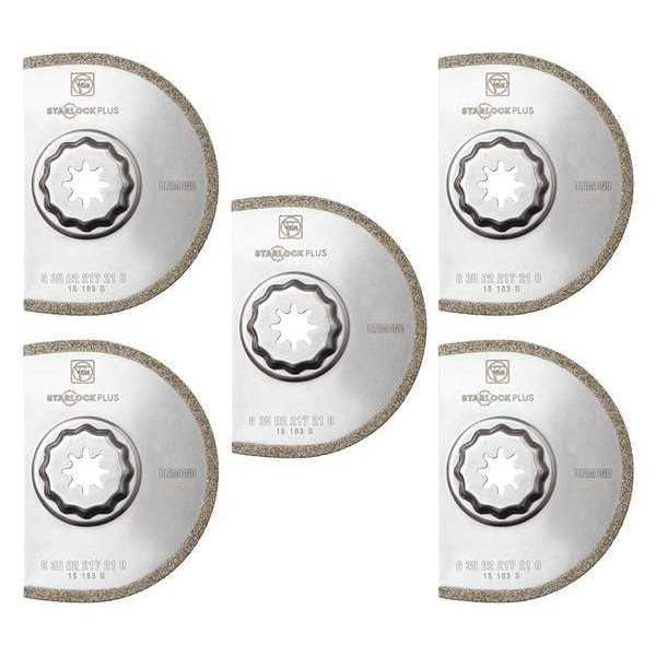 Oscillating Blades, 3-9/16, 3-9/16In L, PK5