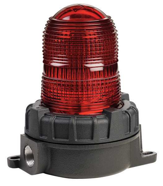 Warning Light, Strobe, Red, 120VAC