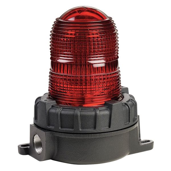Warning Light, LED, Red, 120VAC