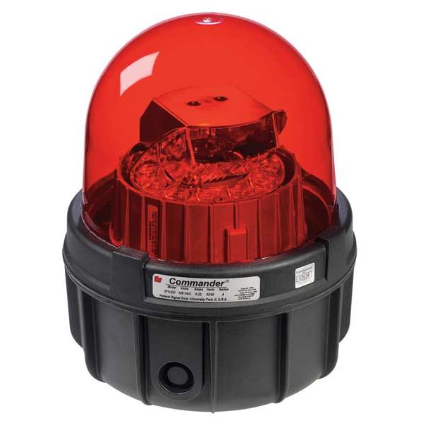 Warning Light, LED, Red, 120VAC