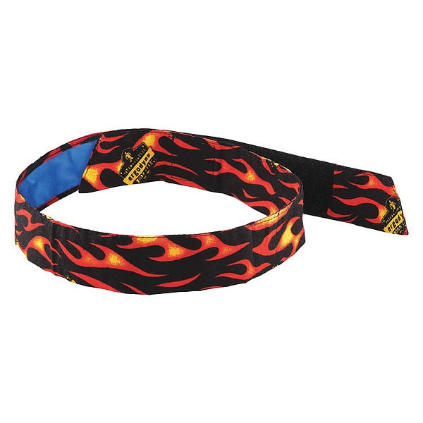 Hook-and-Lopp Bandana, Universal, Flame